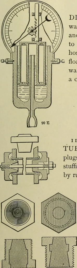 An illustration from Mechanical applicances, mechanical movements and novelties of construction; a complete work and a continuation, as a second volume, of the author's book entitled "Mechanical mvements, powers and devices";, 1917, leaf 70