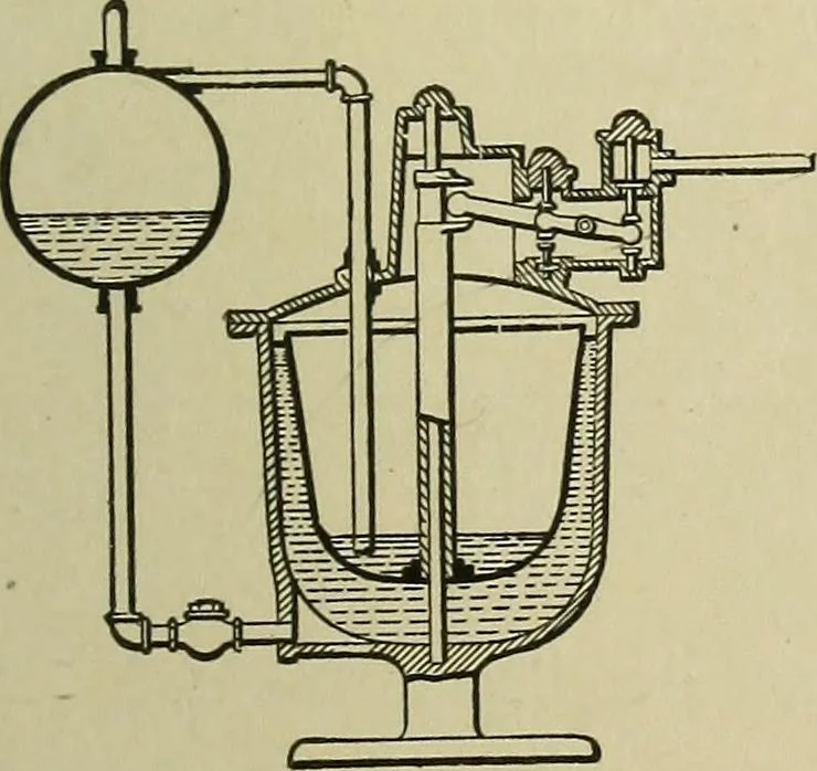 An illustration from Mechanical applicances, mechanical movements and novelties of construction; a complete work and a continuation, as a second volume, of the author's book entitled "Mechanical mvements, powers and devices";, 1917, leaf 72