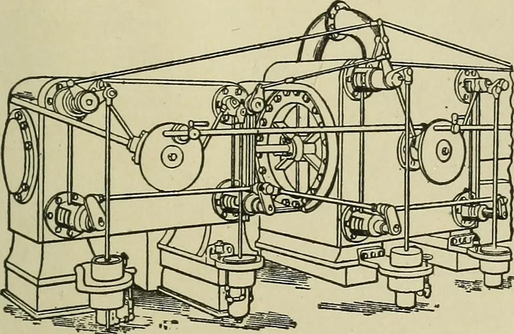 An illustration from Mechanical applicances, mechanical movements and novelties of construction; a complete work and a continuation, as a second volume, of the author's book entitled "Mechanical mvements, powers and devices";, 1917, leaf 82