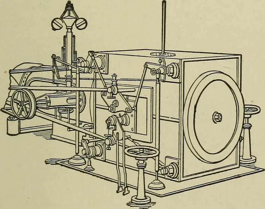 An illustration from Mechanical applicances, mechanical movements and novelties of construction; a complete work and a continuation, as a second volume, of the author's book entitled "Mechanical mvements, powers and devices";, 1917, leaf 82