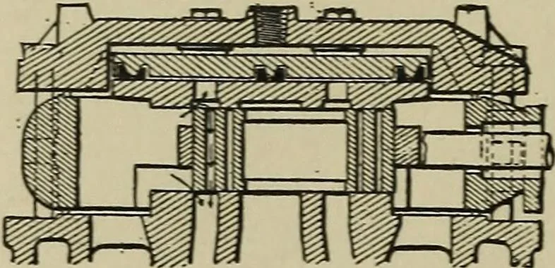 An illustration from Mechanical applicances, mechanical movements and novelties of construction; a complete work and a continuation, as a second volume, of the author's book entitled "Mechanical mvements, powers and devices";, 1917, leaf 87