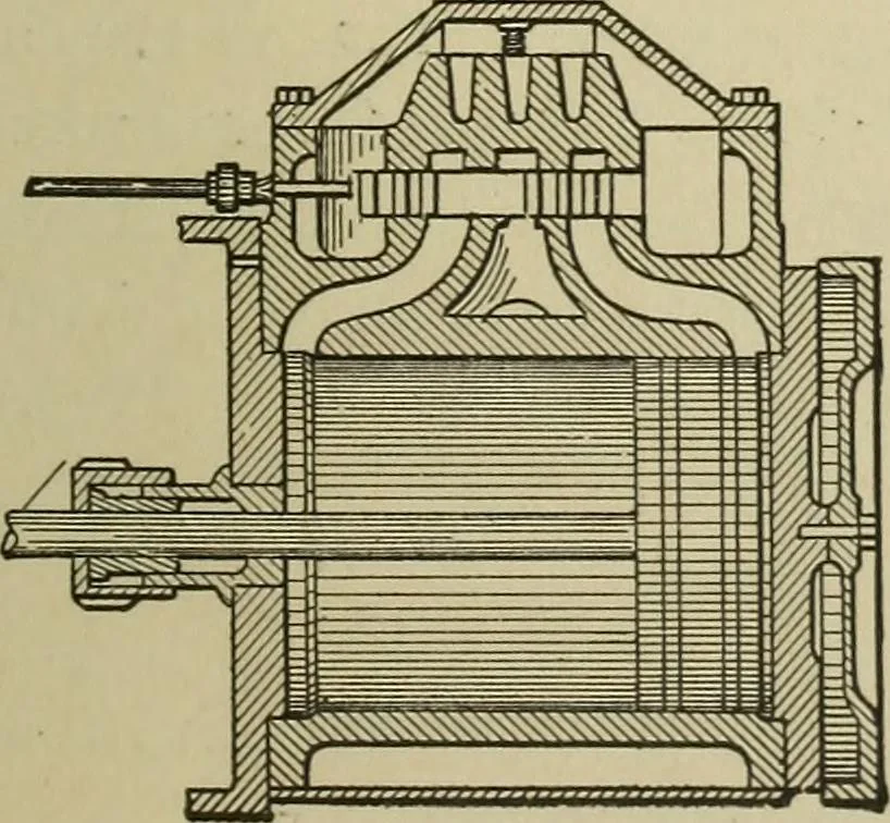 An illustration from Mechanical applicances, mechanical movements and novelties of construction; a complete work and a continuation, as a second volume, of the author's book entitled "Mechanical mvements, powers and devices";, 1917, leaf 88