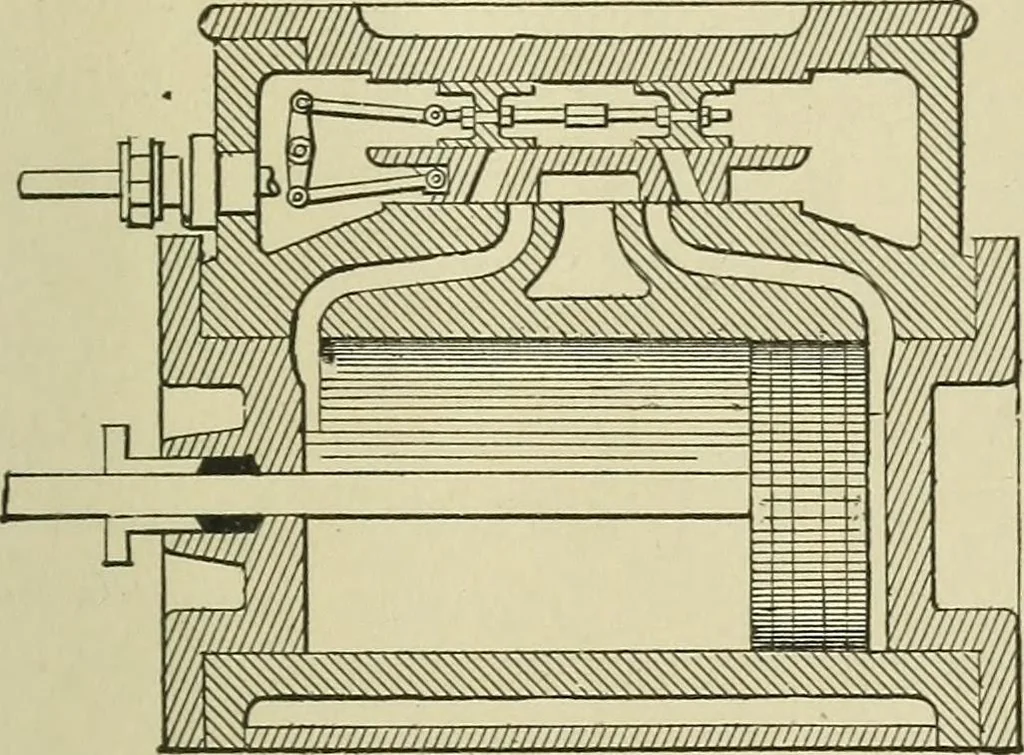 An illustration from Mechanical applicances, mechanical movements and novelties of construction; a complete work and a continuation, as a second volume, of the author's book entitled "Mechanical mvements, powers and devices";, 1917, leaf 90