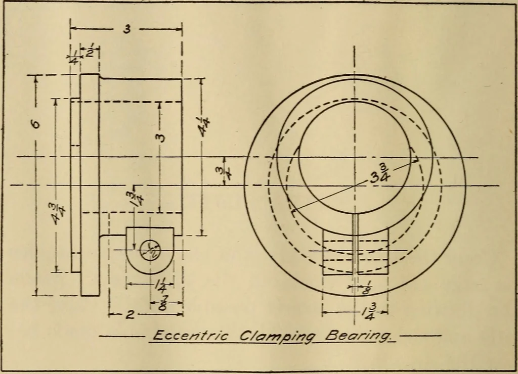 An illustration from Mechanical drawing; working drawings, 1911, leaf 129