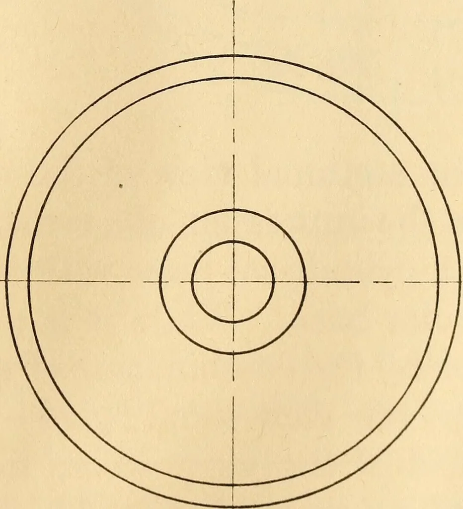 An illustration from Mechanical drawing; working drawings, 1911, leaf 150