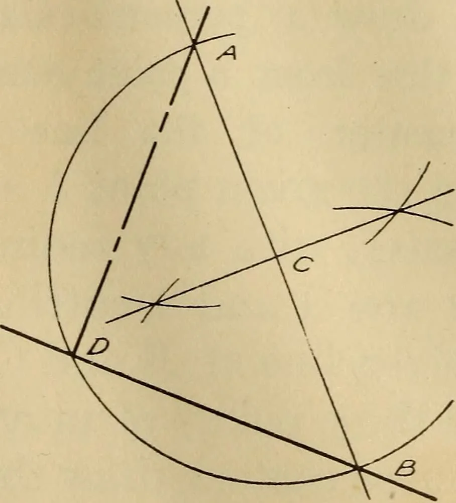 An illustration from Mechanical drawing; working drawings, 1911, leaf 193