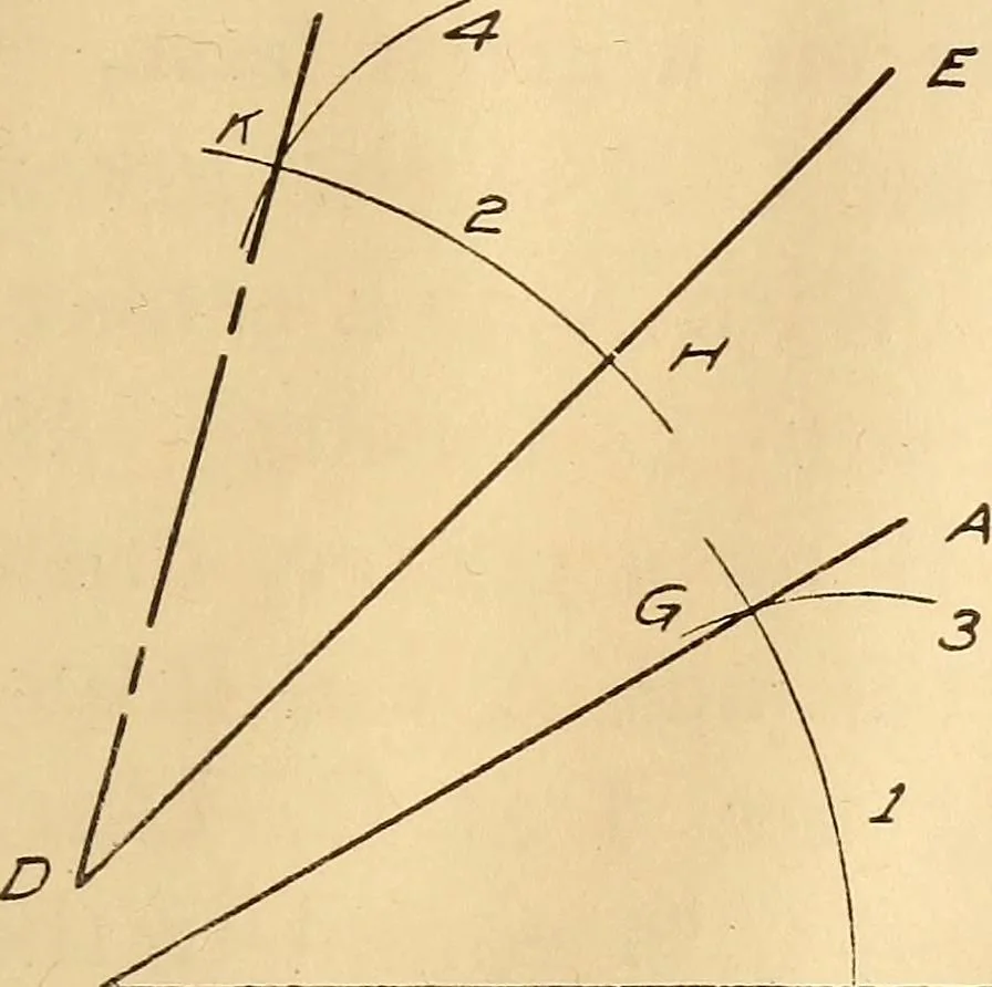 An illustration from Mechanical drawing; working drawings, 1911, leaf 196