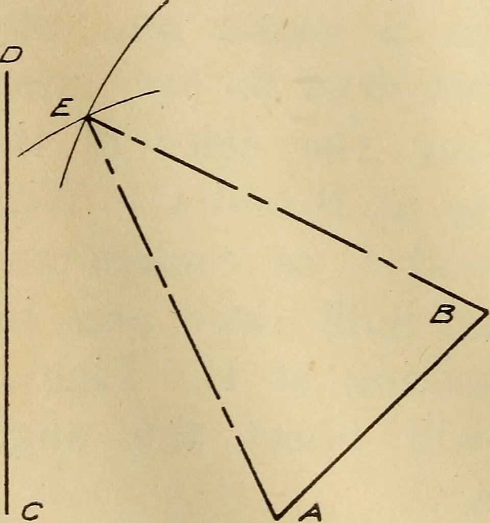 An illustration from Mechanical drawing; working drawings, 1911, leaf 197