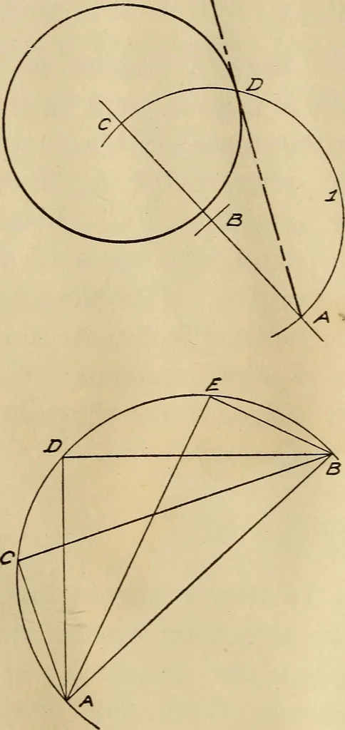 An illustration from Mechanical drawing; working drawings, 1911, leaf 201