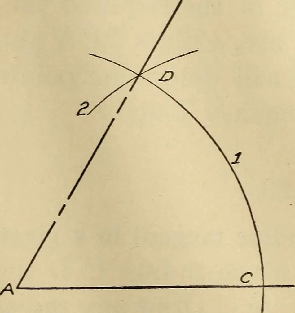 An illustration from Mechanical drawing; working drawings, 1911, leaf 203