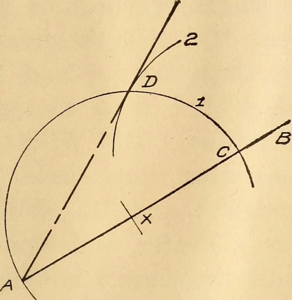 An illustration from Mechanical drawing; working drawings, 1911, leaf 204