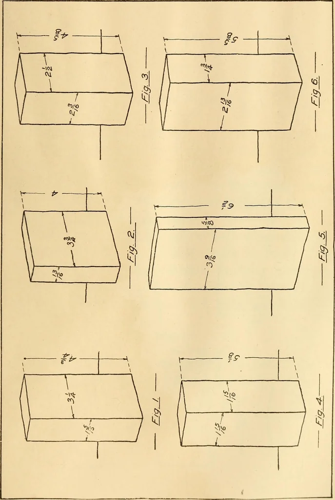 An illustration from Mechanical drawing; working drawings, 1911, leaf 60