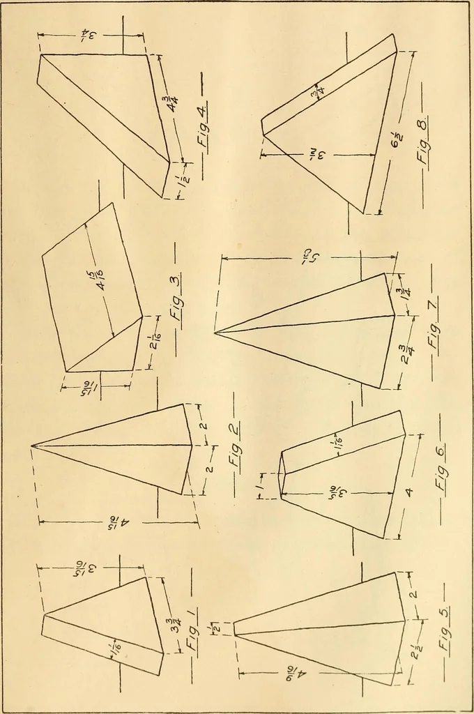 An illustration from Mechanical drawing; working drawings, 1911, leaf 68