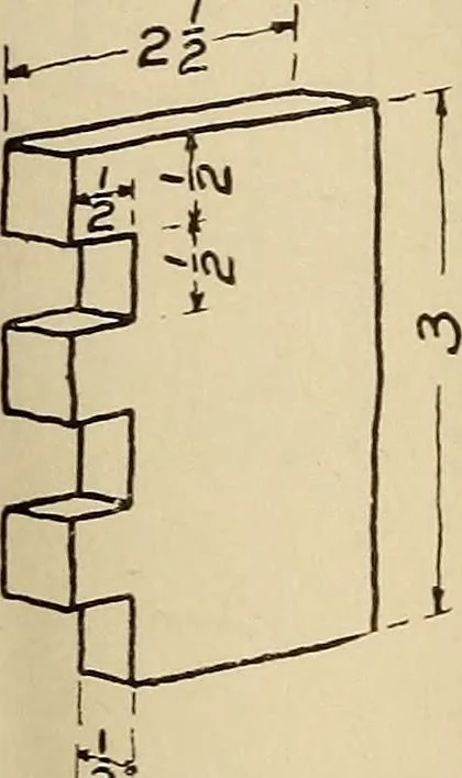 An illustration from Mechanical drawing; working drawings, 1911, leaf 83