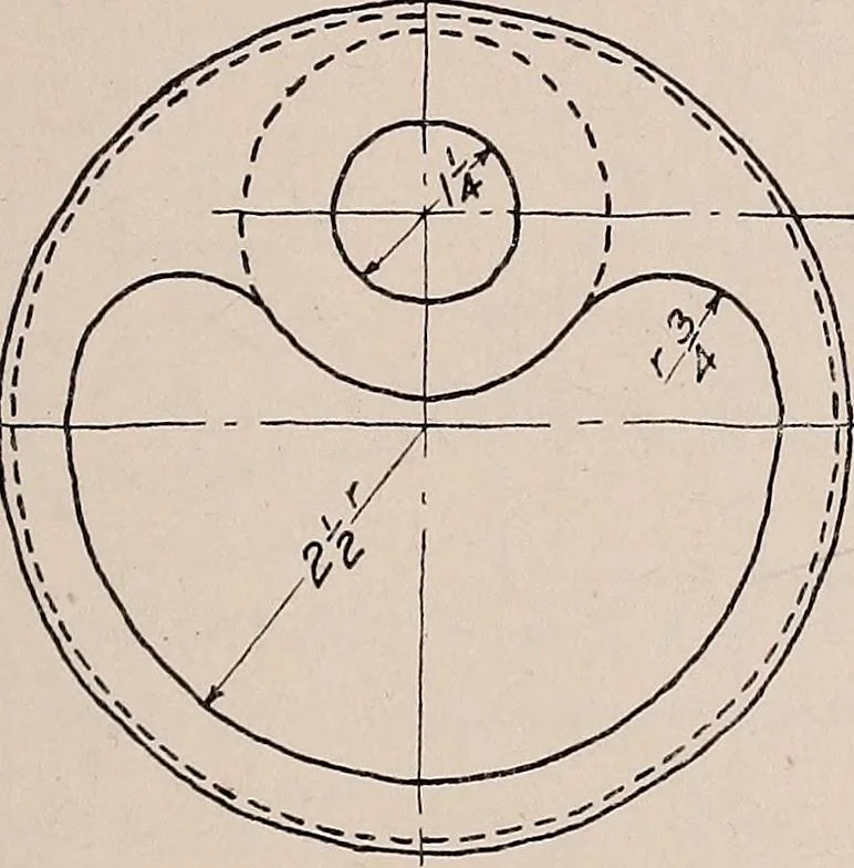An illustration from Mechanical drawing; working drawings, 1911, leaf 116