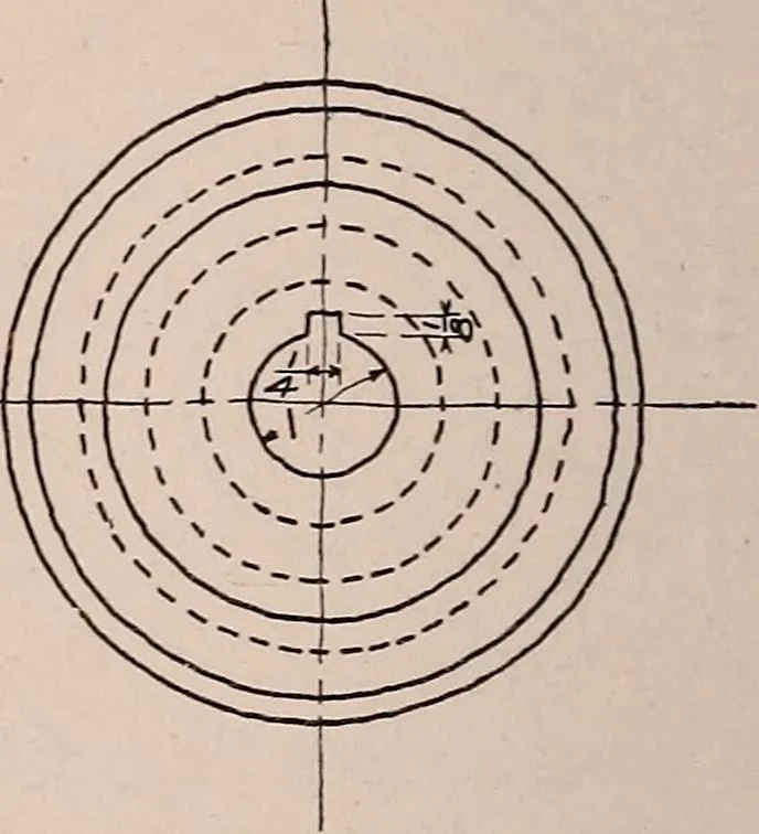 An illustration from Mechanical drawing; working drawings, 1911, leaf 145