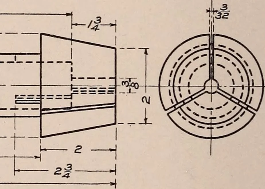 An illustration from Mechanical drawing; working drawings, 1911, leaf 159