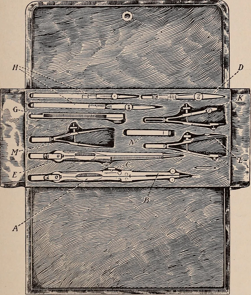 An illustration from Mechanical drawing; working drawings, 1911, leaf 16