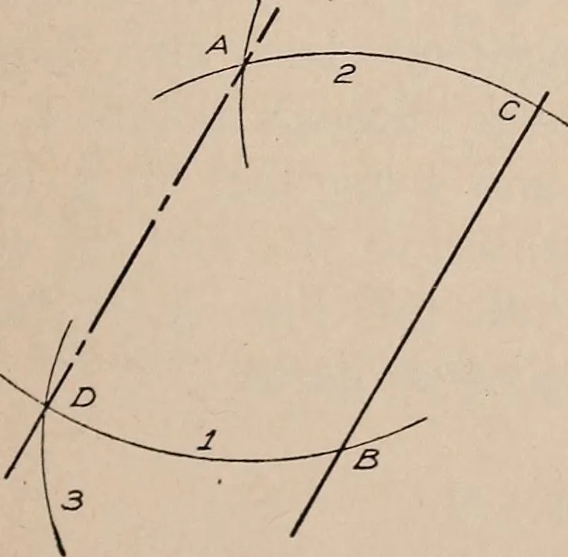 An illustration from Mechanical drawing; working drawings, 1911, leaf 194