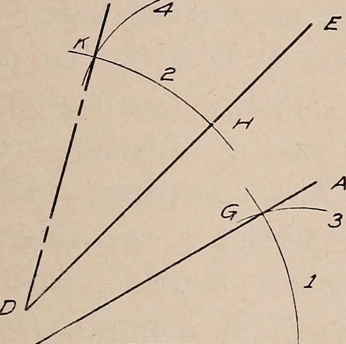 An illustration from Mechanical drawing; working drawings, 1911, leaf 196