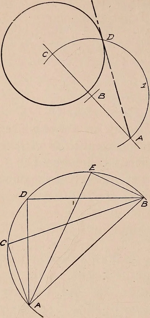 An illustration from Mechanical drawing; working drawings, 1911, leaf 201