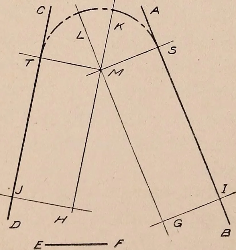 An illustration from Mechanical drawing; working drawings, 1911, leaf 201