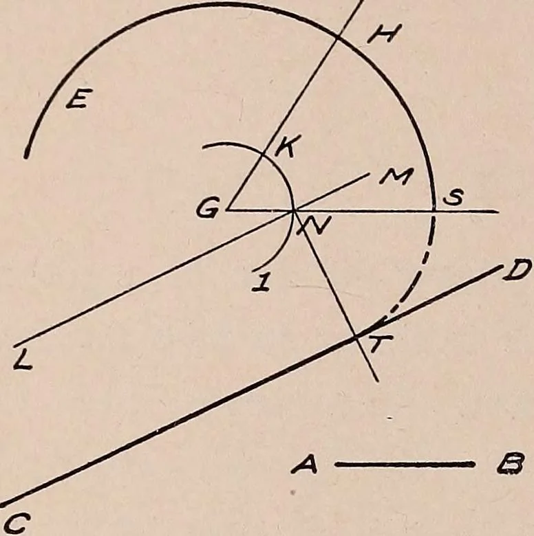 An illustration from Mechanical drawing; working drawings, 1911, leaf 203