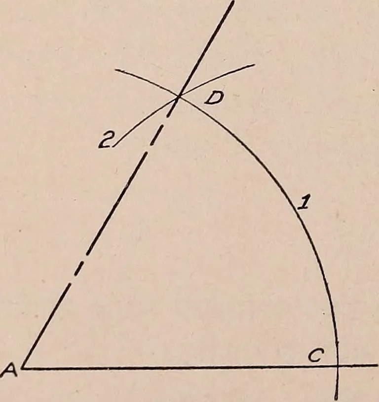 An illustration from Mechanical drawing; working drawings, 1911, leaf 203