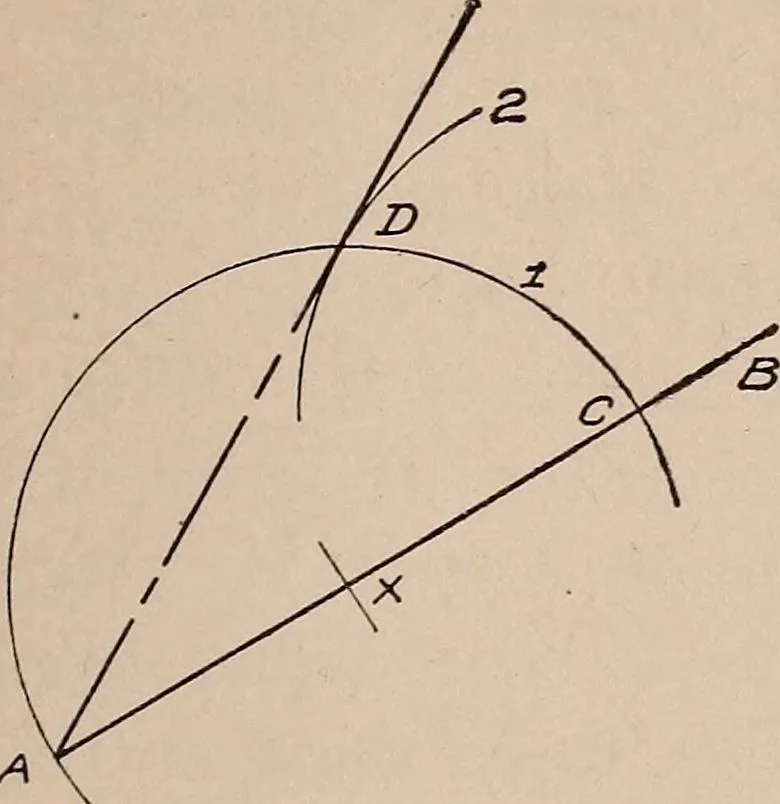 An illustration from Mechanical drawing; working drawings, 1911, leaf 204