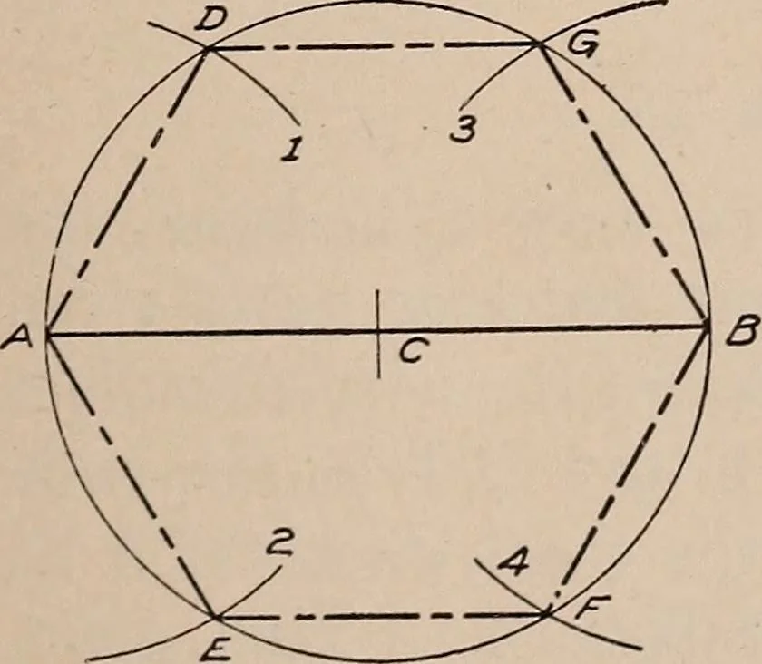 An illustration from Mechanical drawing; working drawings, 1911, leaf 204
