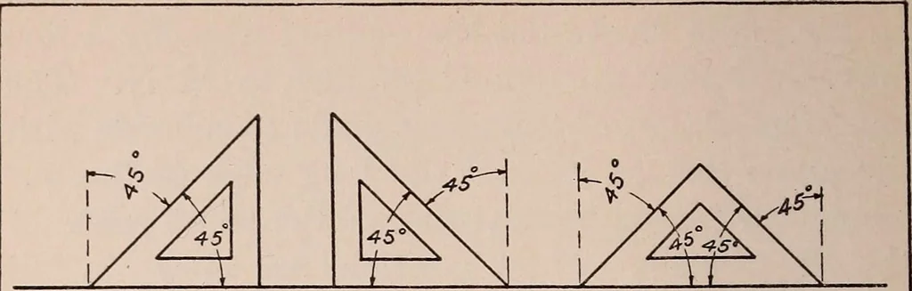 An illustration from Mechanical drawing; working drawings, 1911, leaf 37