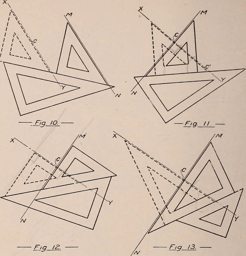 An illustration from Mechanical drawing; working drawings, 1911, leaf 39