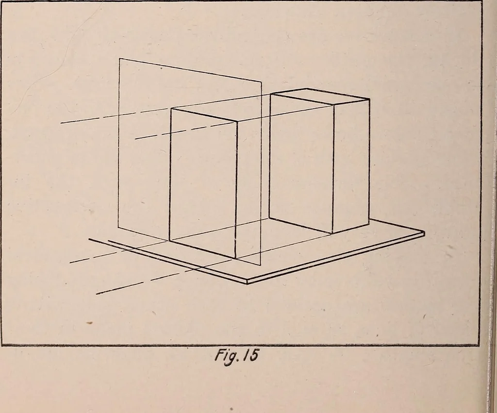 An illustration from Mechanical drawing; working drawings, 1911, leaf 43
