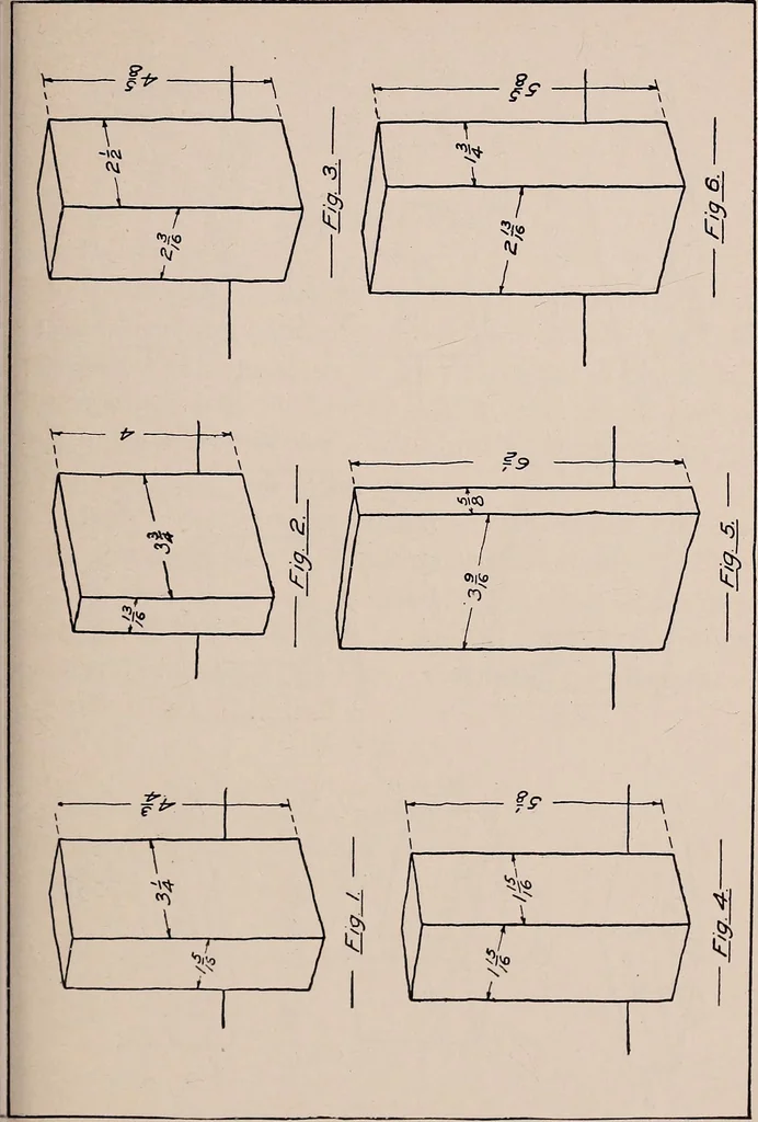 An illustration from Mechanical drawing; working drawings, 1911, leaf 60