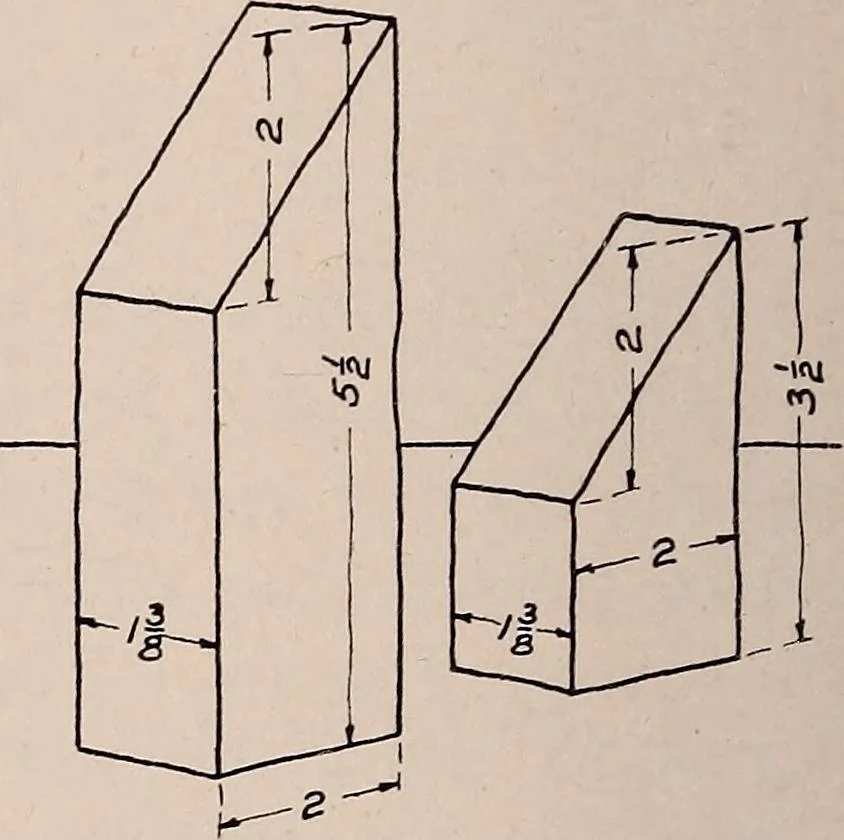 An illustration from Mechanical drawing; working drawings, 1911, leaf 81