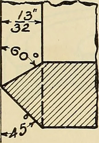 An illustration from Mechanical drawing problems for high schools, normal schools and vocational schools, 1918, leaf 108