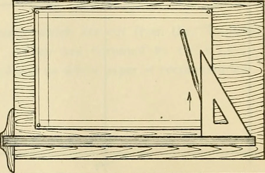 An illustration from Mechanical drawing problems for high schools, normal schools and vocational schools, 1918, leaf 15