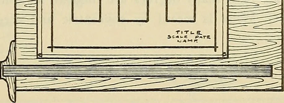 An illustration from Mechanical drawing problems for high schools, normal schools and vocational schools, 1918, leaf 16
