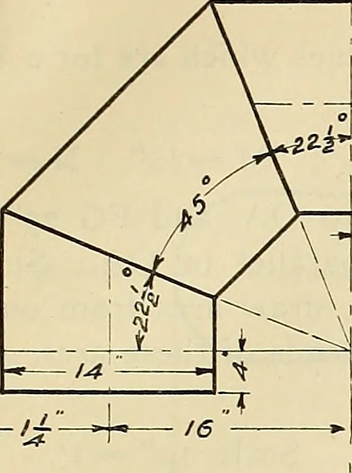 An illustration from Mechanical drawing problems for high schools, normal schools and vocational schools, 1918, leaf 162