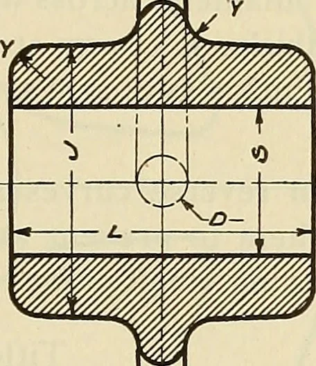 An illustration from Mechanical drawing problems for high schools, normal schools and vocational schools, 1918, leaf 170