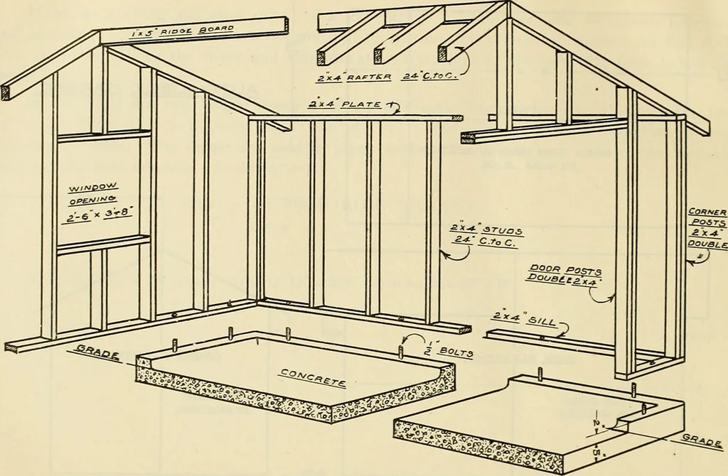 An illustration from Mechanical drawing problems for high schools, normal schools and vocational schools, 1918, leaf 187