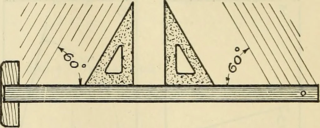 An illustration from Mechanical drawing problems for high schools, normal schools and vocational schools, 1918, leaf 19