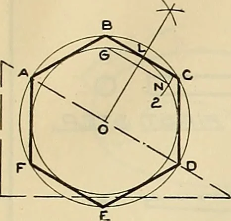 An illustration from Mechanical drawing problems for high schools, normal schools and vocational schools, 1918, leaf 194