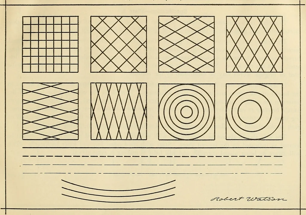 An illustration from Mechanical drawing problems for high schools, normal schools and vocational schools, 1918, leaf 20