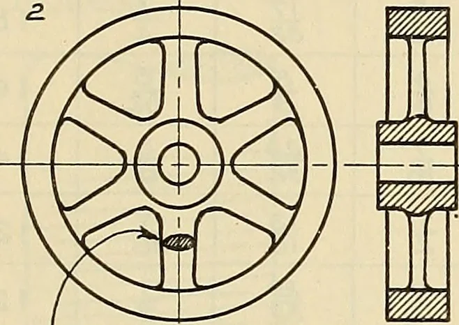 An illustration from Mechanical drawing problems for high schools, normal schools and vocational schools, 1918, leaf 200