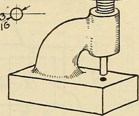 An illustration from Mechanical drawing problems for high schools, normal schools and vocational schools, 1918, leaf 208