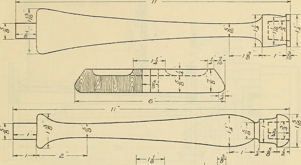 An illustration from Mechanical drawing problems for high schools, normal schools and vocational schools, 1918, leaf 218