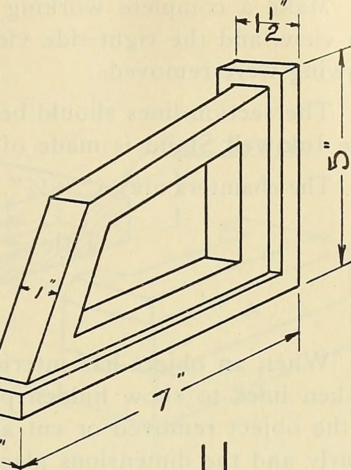 An illustration from Mechanical drawing problems for high schools, normal schools and vocational schools, 1918, leaf 40