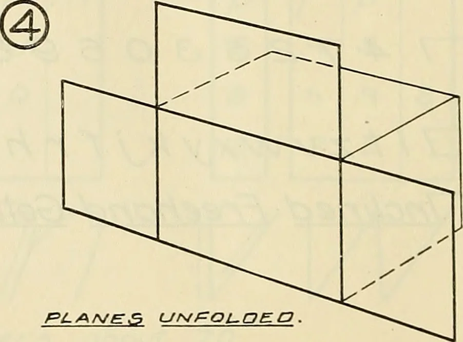 An illustration from Mechanical drawing problems for high schools, normal schools and vocational schools, 1918, leaf 75