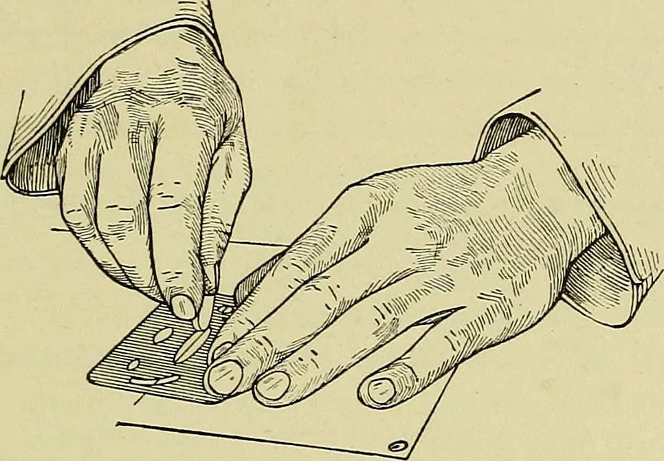 An illustration from Mechanical drawing for secondary schools, 1916, leaf 138